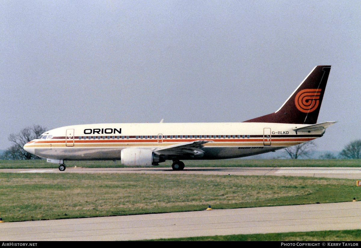 Aircraft Photo of G-BLKD | Boeing 737-3T5 | Orion Airways | AirHistory.net #621679