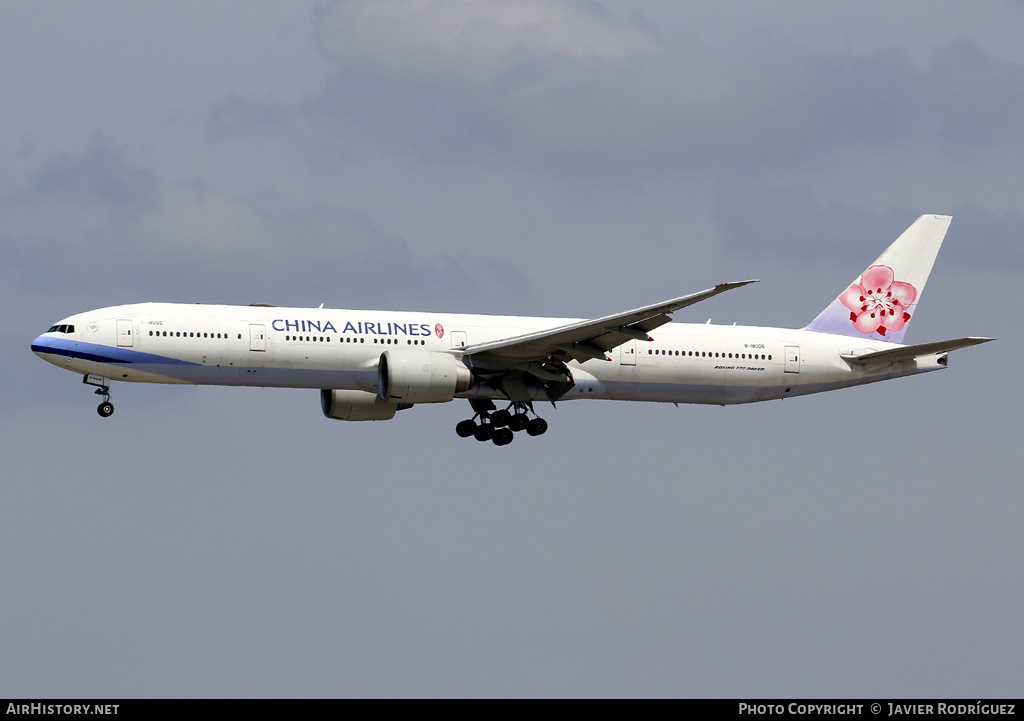 Aircraft Photo of B-18006 | Boeing 777-309/ER | China Airlines | AirHistory.net #621725