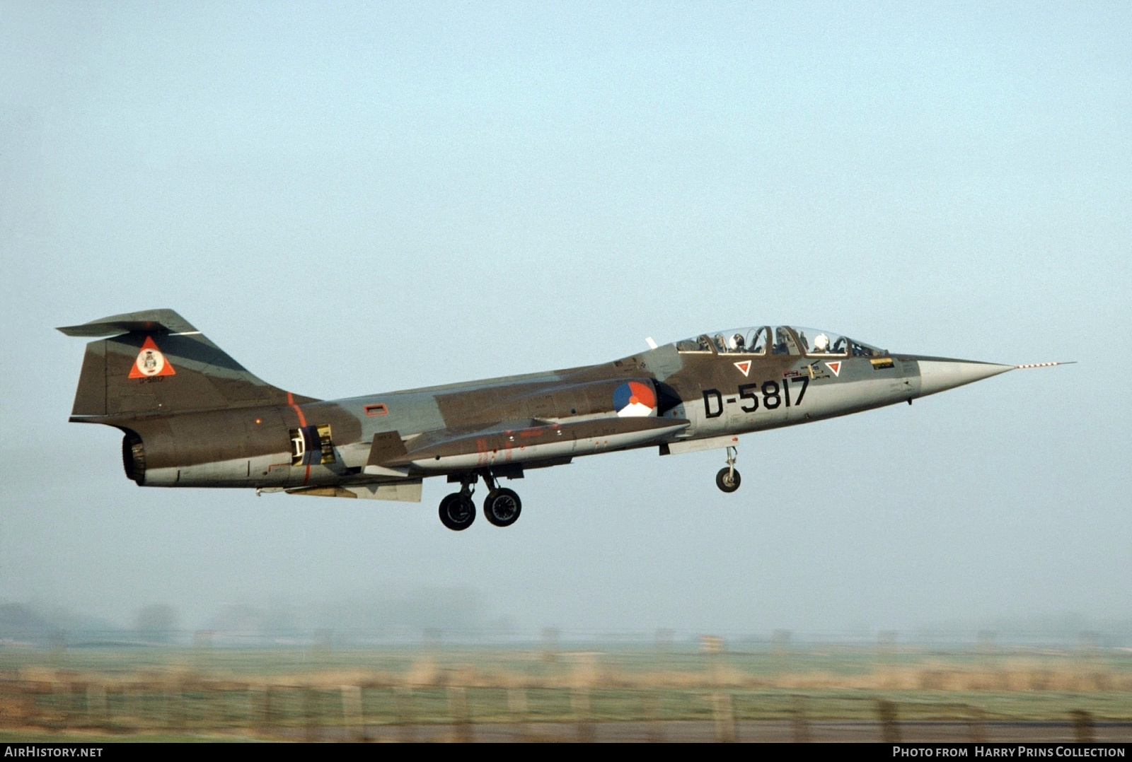 Aircraft Photo of D-5817 | Lockheed TF-104G Starfighter | Netherlands - Air Force | AirHistory.net #621733