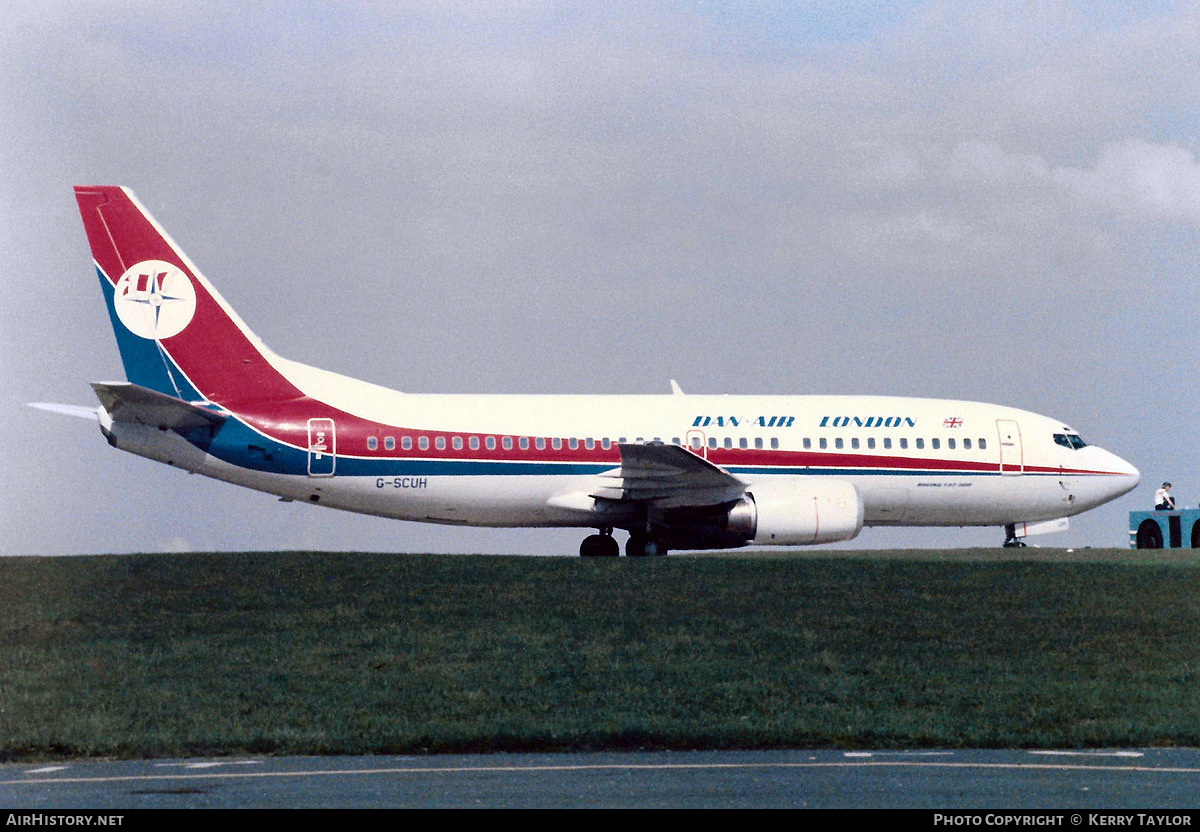 Aircraft Photo of G-SCUH | Boeing 737-3Q8 | Dan-Air London | AirHistory.net #621738