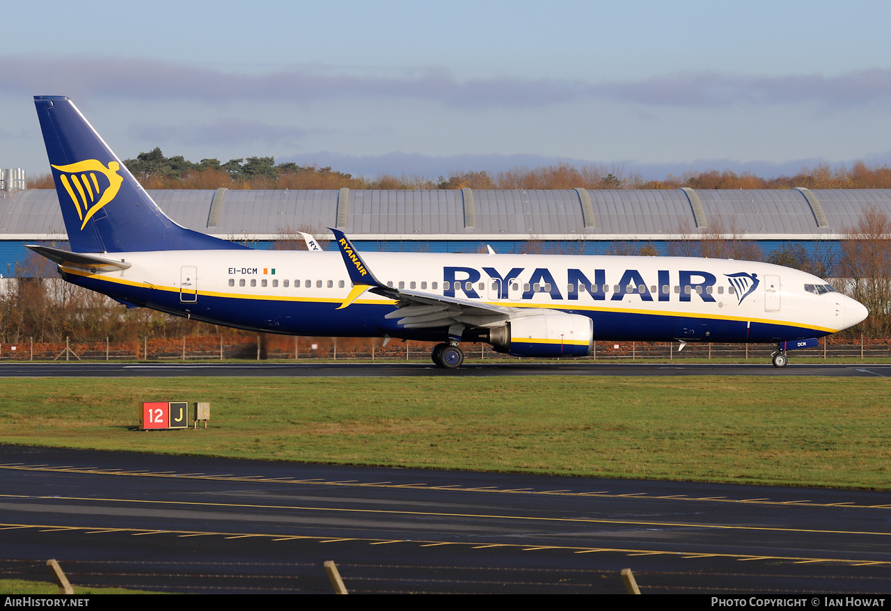 Aircraft Photo of EI-DCM | Boeing 737-8AS | Ryanair | AirHistory.net #621748