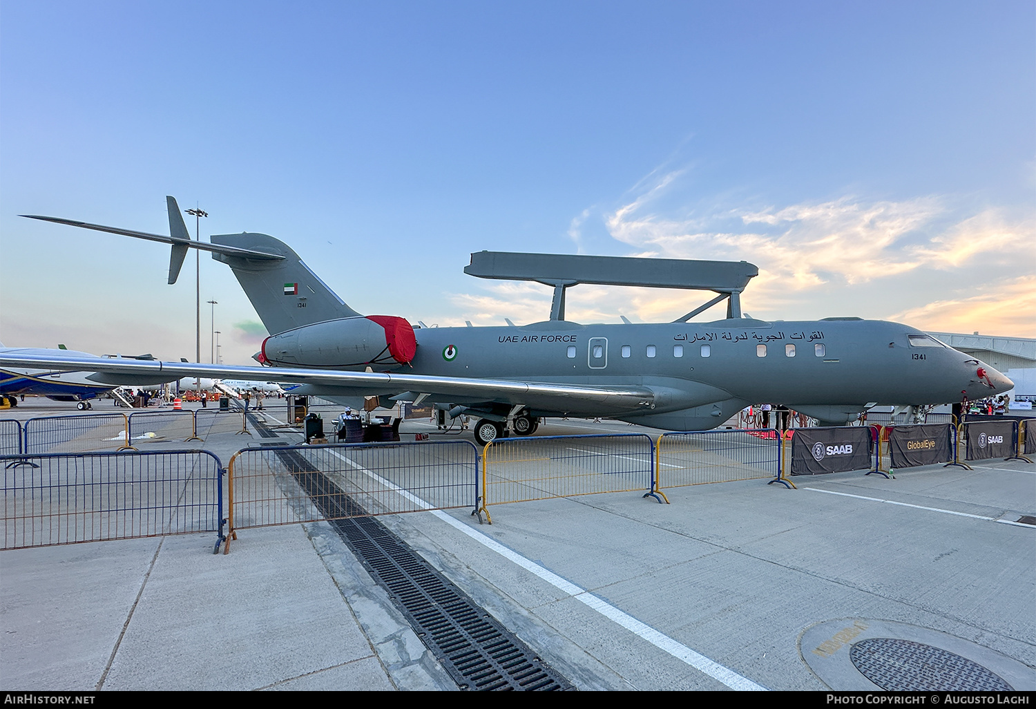 Aircraft Photo of 1341 | Bombardier Global 6000 GlobalEye (BD-700-1A10) | United Arab Emirates - Air Force | AirHistory.net #621781