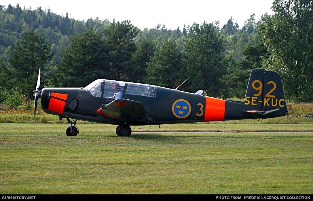 Aircraft Photo of SE-KUC / 50093 | Saab 91C Safir | Sweden - Air Force | AirHistory.net #621812