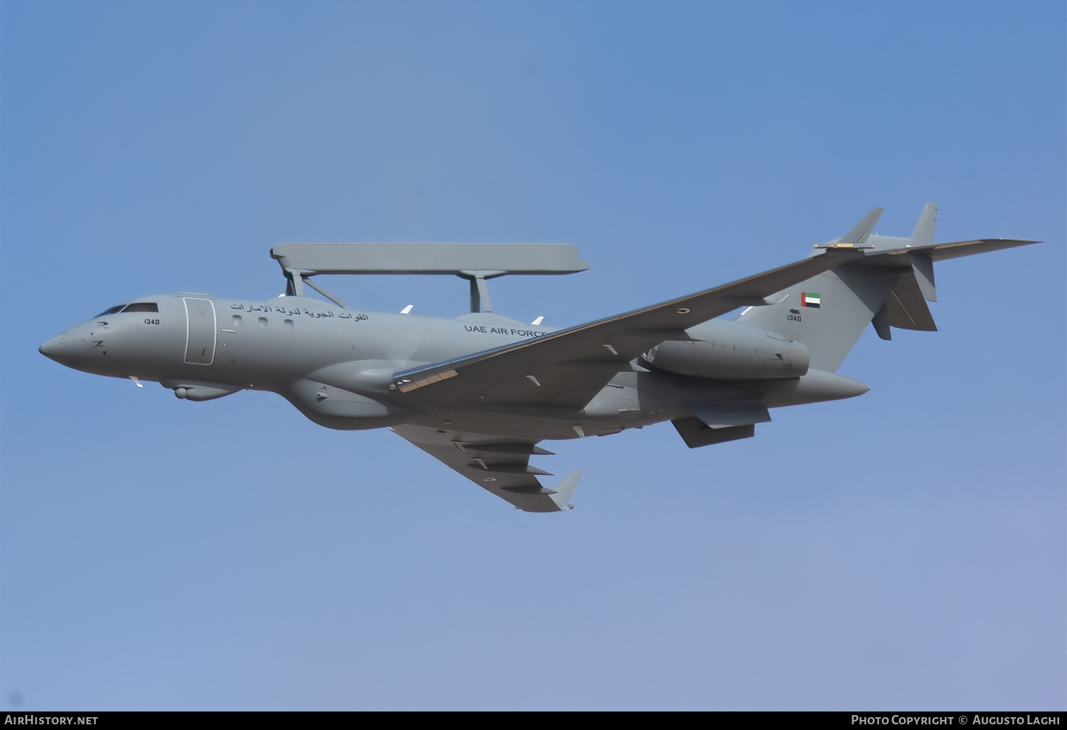 Aircraft Photo of 1340 | Bombardier Global 6000 GlobalEye (BD-700-1A10) | United Arab Emirates - Air Force | AirHistory.net #621814