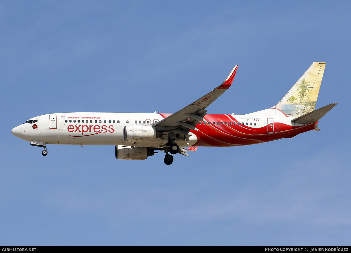 Aircraft Photo of VT-AXX | Boeing 737-8HG | Air India Express | AirHistory.net #621832