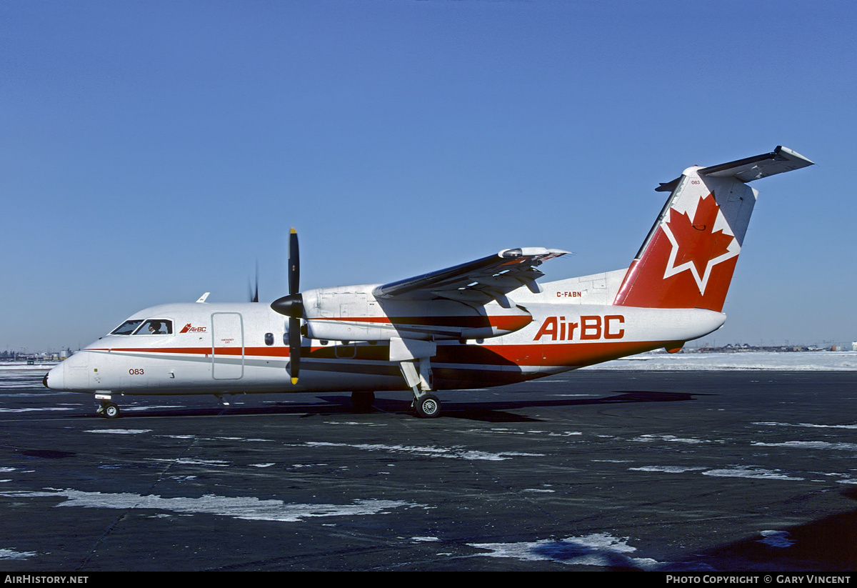 Aircraft Photo of C-FABN | De Havilland Canada DHC-8-102 Dash 8 | Air BC | AirHistory.net #621834
