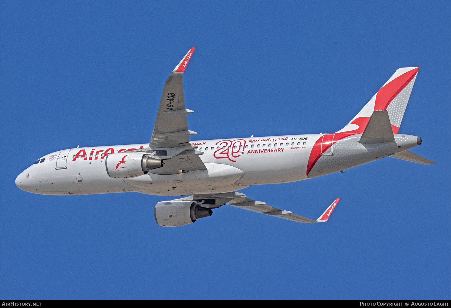 Aircraft Photo of A6-AOB | Airbus A320-214 | Air Arabia | AirHistory.net #621875