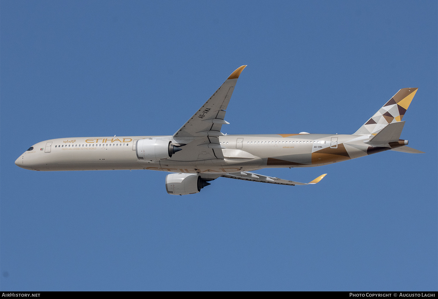 Aircraft Photo of A6-XWA | Airbus A350-1041 | Etihad Airways | AirHistory.net #621881