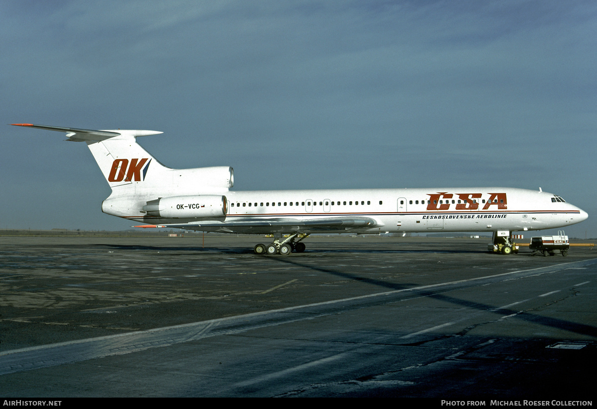 Aircraft Photo of OK-VCG | Tupolev Tu-154M | ČSA - Československé Aerolinie - Czechoslovak Airlines | AirHistory.net #621894