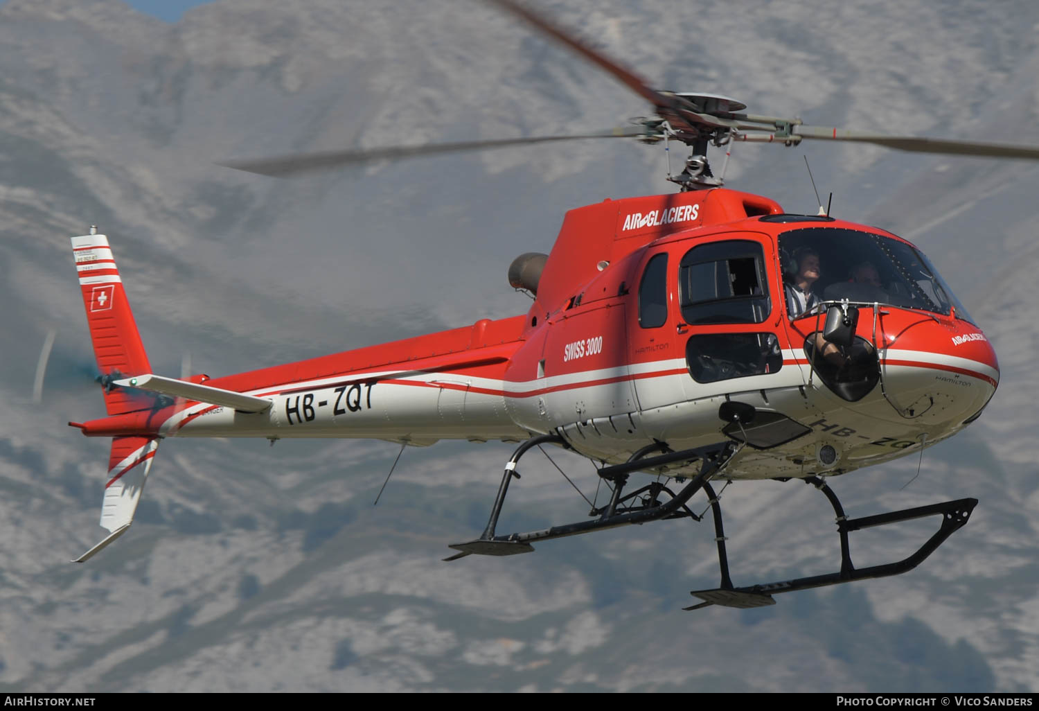 Aircraft Photo of HB-ZQT | Aerospatiale AS-350B-2 Ecureuil | Air Glaciers | AirHistory.net #621918