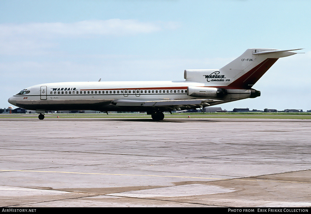 Aircraft Photo of CF-FUN | Boeing 727-11 | Wardair Canada | AirHistory.net #621926