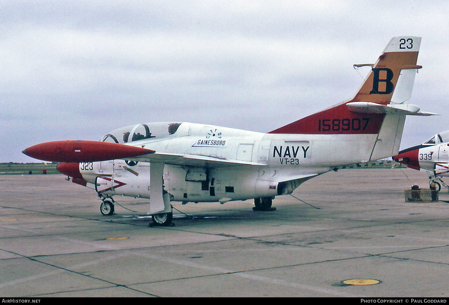 Aircraft Photo of 158907 | North American Rockwell T-2C Buckeye | USA - Navy | AirHistory.net #621955