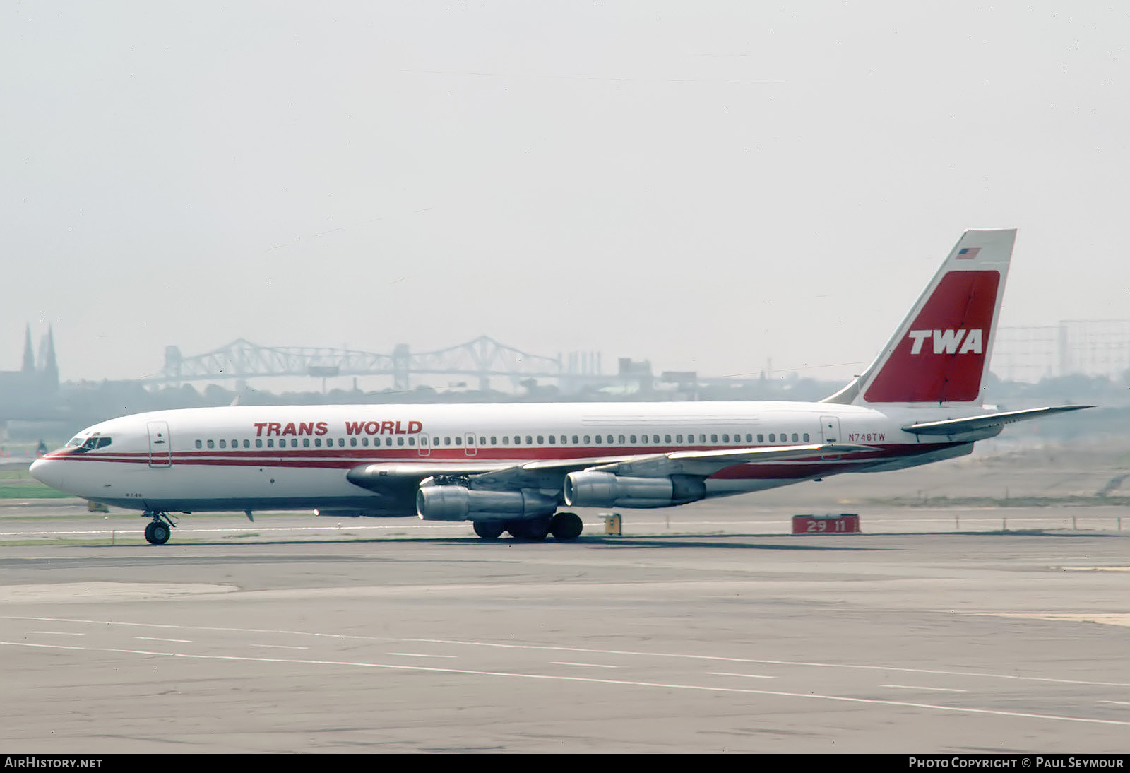 Aircraft Photo of N748TW | Boeing 707-131B | Trans World Airlines - TWA | AirHistory.net #621969