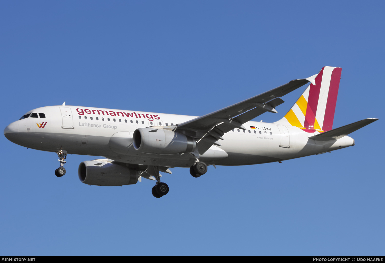 Aircraft Photo of D-AGWQ | Airbus A319-132 | Germanwings | AirHistory.net #621977