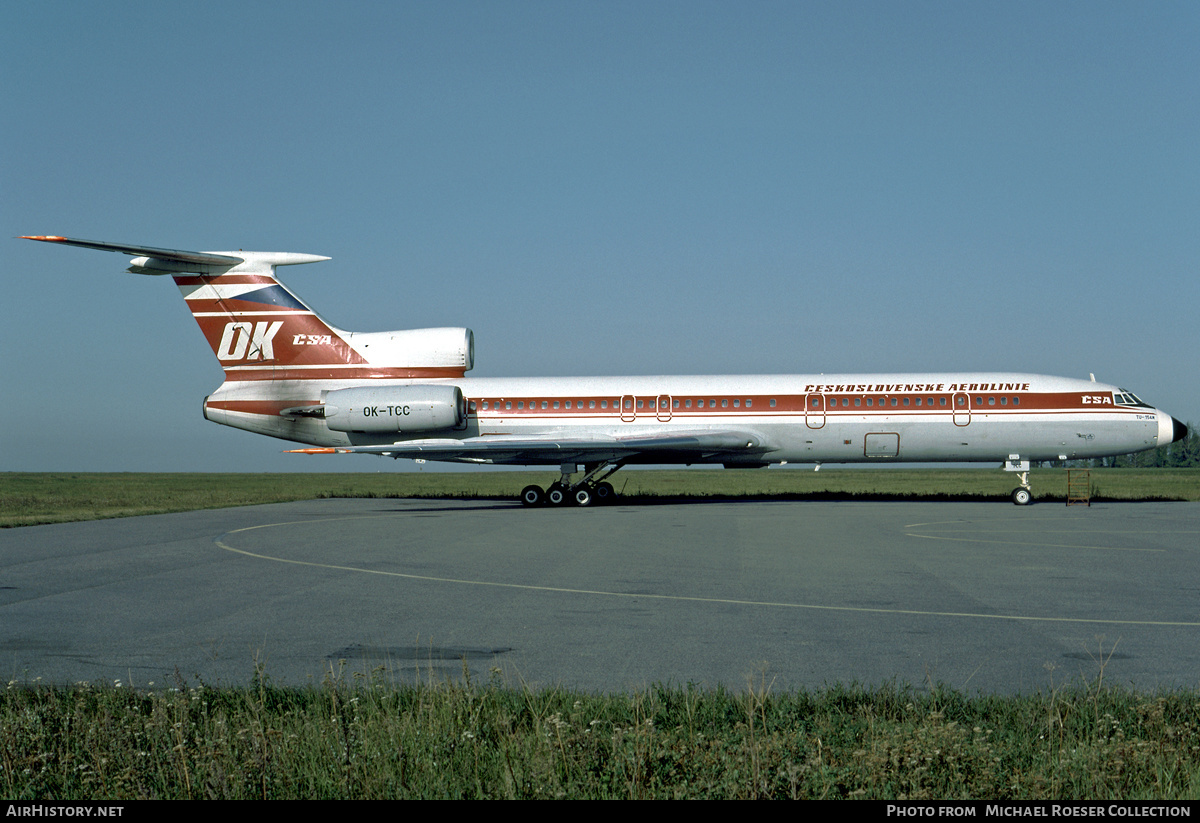 Aircraft Photo of OK-TCC | Tupolev Tu-154M | ČSA - Československé Aerolinie - Czechoslovak Airlines | AirHistory.net #621979