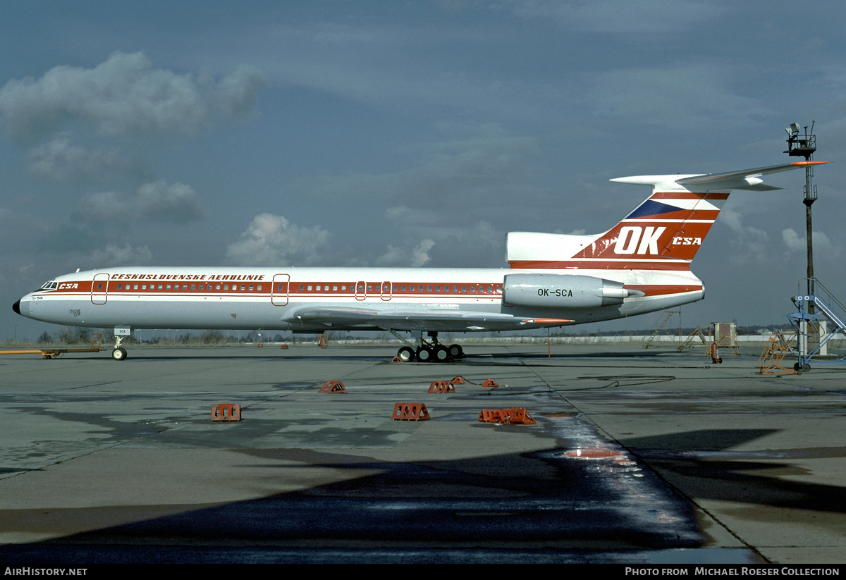 Aircraft Photo of OK-SCA | Tupolev Tu-154M | ČSA - Československé Aerolinie - Czechoslovak Airlines | AirHistory.net #621995