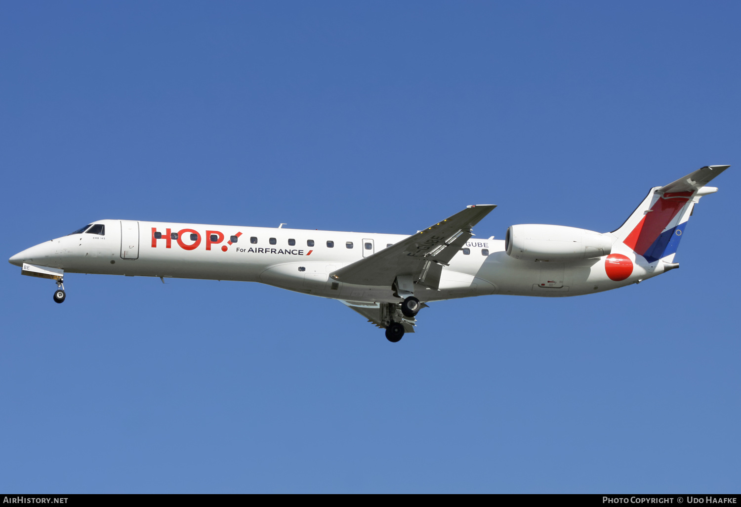 Aircraft Photo of F-GUBE | Embraer ERJ-145MP (EMB-145MP) | Hop! | AirHistory.net #622003