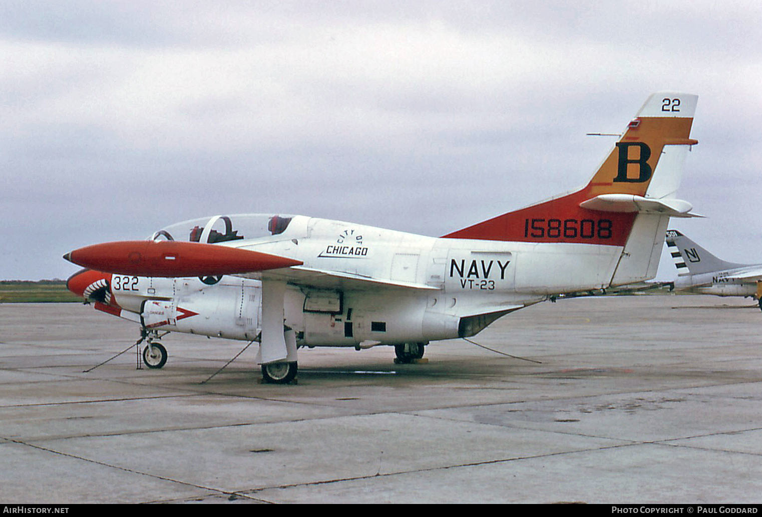 Aircraft Photo of 158608 | North American Rockwell T-2C Buckeye | USA - Navy | AirHistory.net #622028