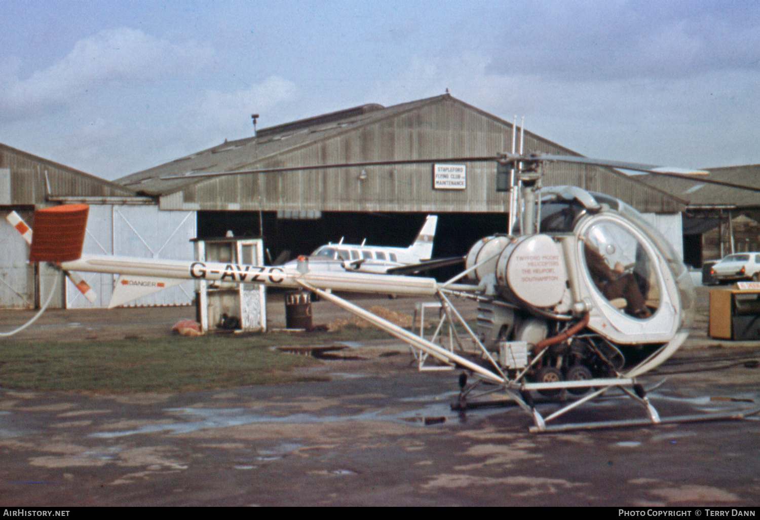 Aircraft Photo of G-AVZC | Hughes 269B 300... | Twyford Moors Helicopters - TMH | AirHistory.net #622045