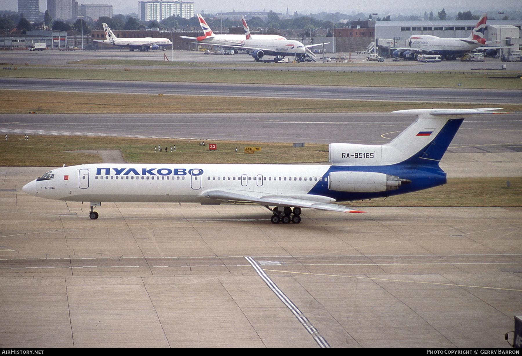 Aircraft Photo of RA-85185 | Tupolev Tu-154M | Pulkovo Airlines | AirHistory.net #622050