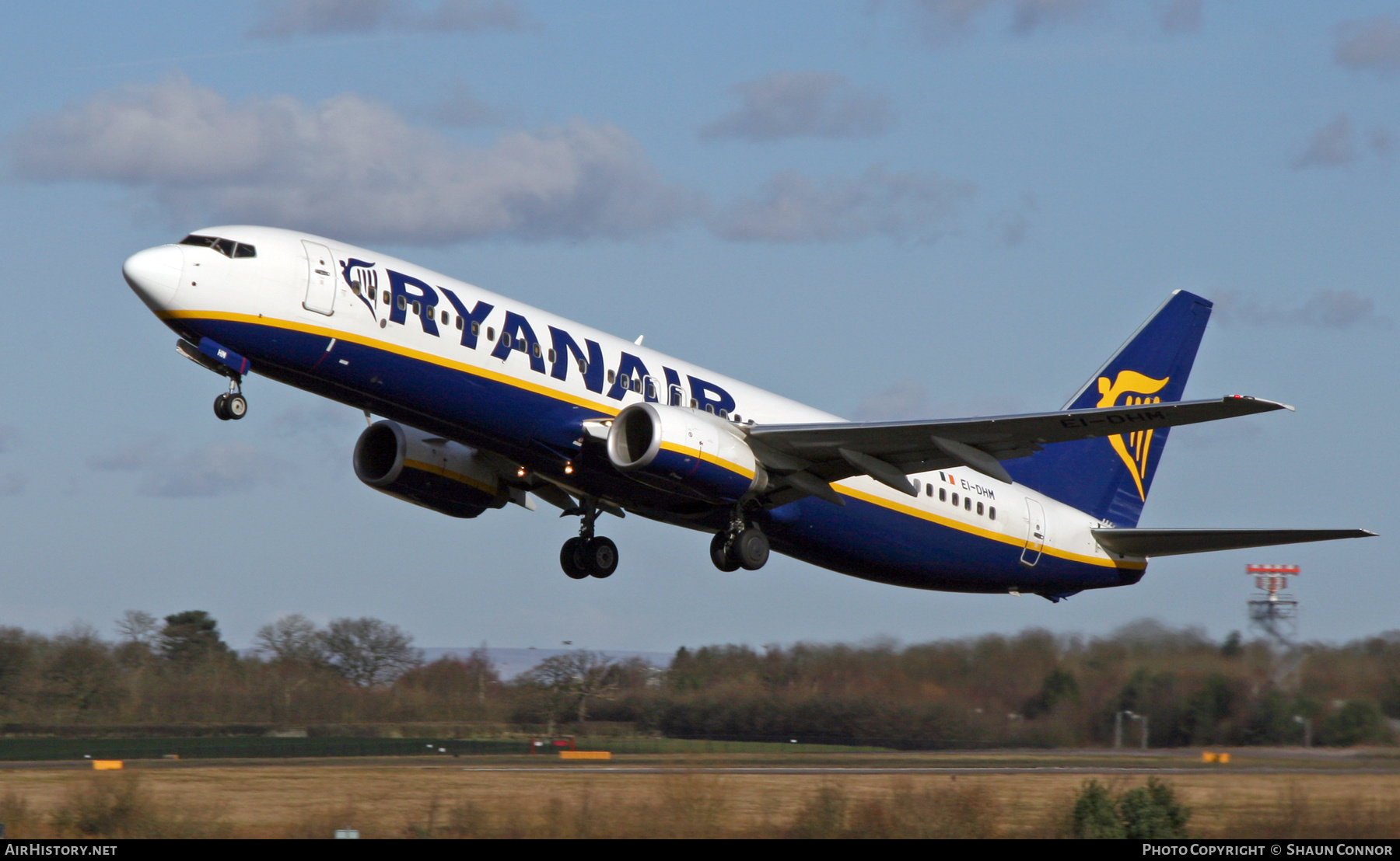 Aircraft Photo of EI-DHM | Boeing 737-8AS | Ryanair | AirHistory.net #622066