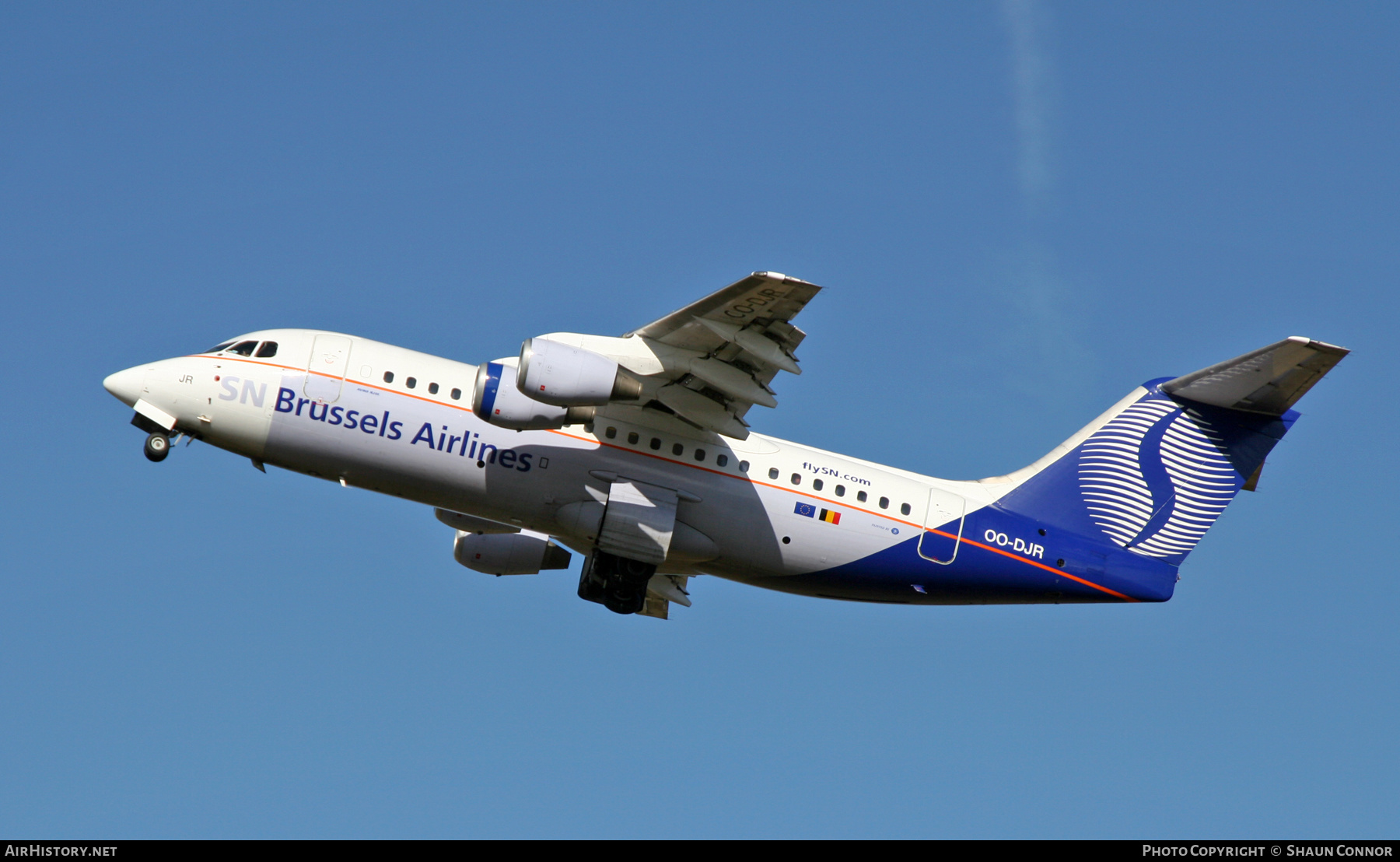 Aircraft Photo of OO-DJR | British Aerospace Avro 146-RJ85 | SN Brussels Airlines | AirHistory.net #622073