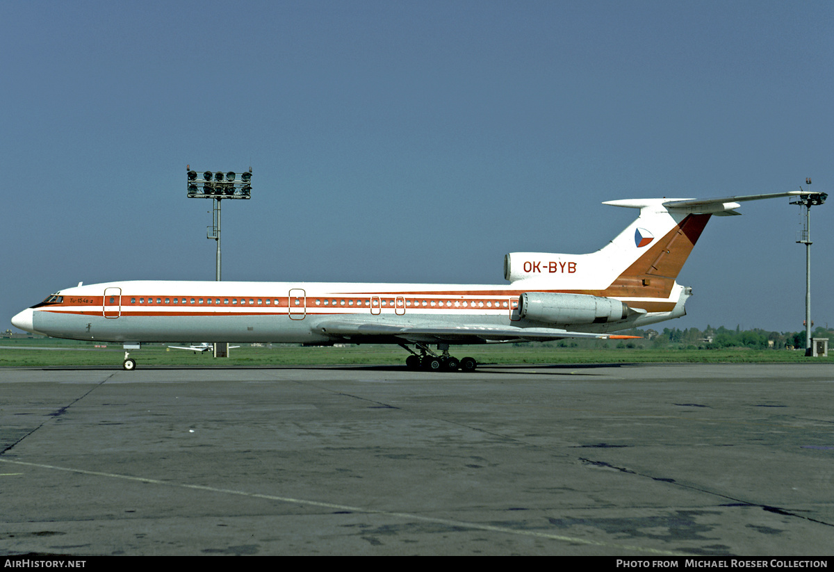Aircraft Photo of OK-BYB | Tupolev Tu-154B-2 | Czechoslovakia Government | AirHistory.net #622098