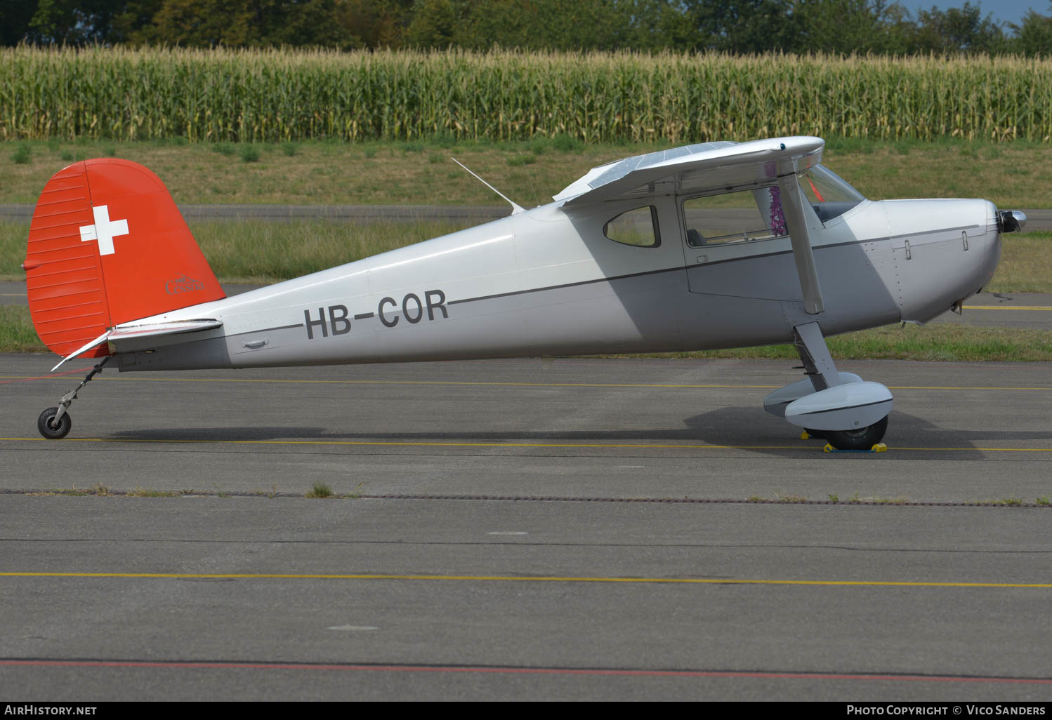 Aircraft Photo of HB-COR | Cessna 140A | AirHistory.net #622132