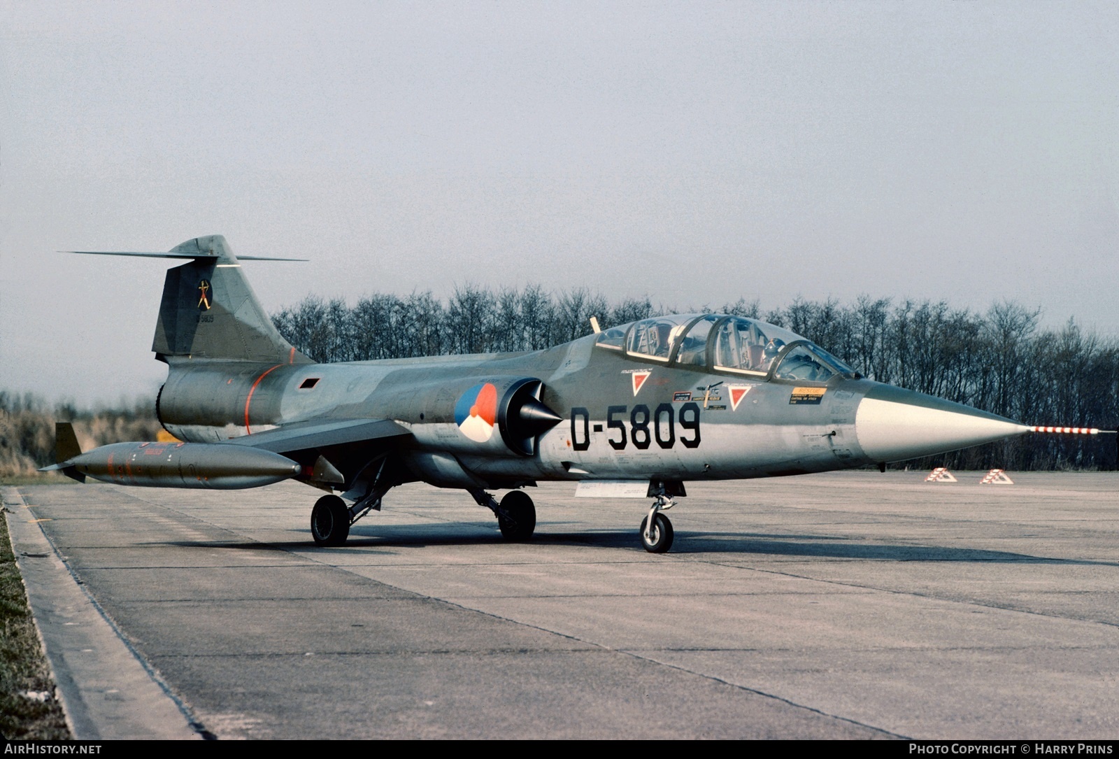 Aircraft Photo of D-5809 | Lockheed TF-104G Starfighter | Netherlands - Air Force | AirHistory.net #622163