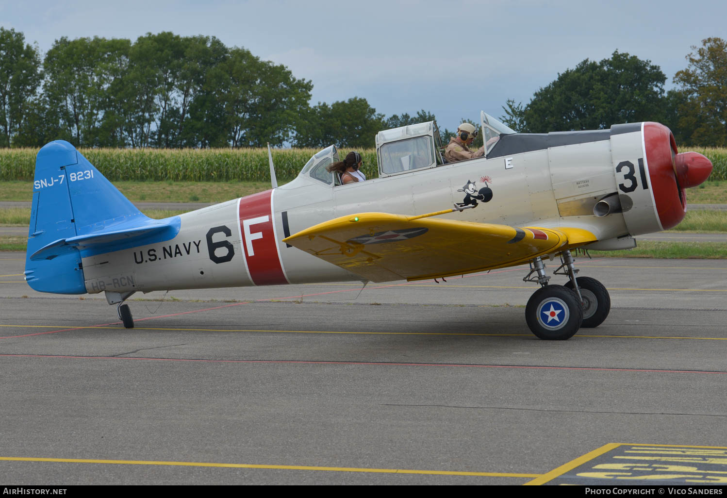 Aircraft Photo of HB-RCN / 8231 | North American T-6G Texan | USA - Navy | AirHistory.net #622181