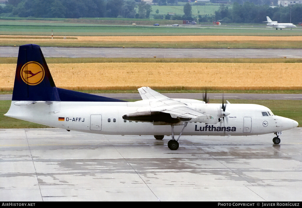 Aircraft Photo of D-AFFJ | Fokker 50 | Lufthansa | AirHistory.net #622185