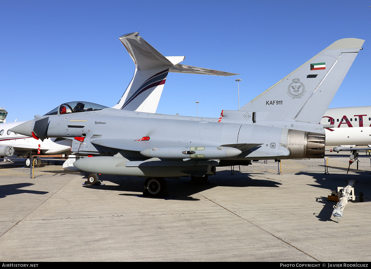 Aircraft Photo of KAF911 | Eurofighter EF-2000 Typhoon S | Kuwait - Air Force | AirHistory.net #622188