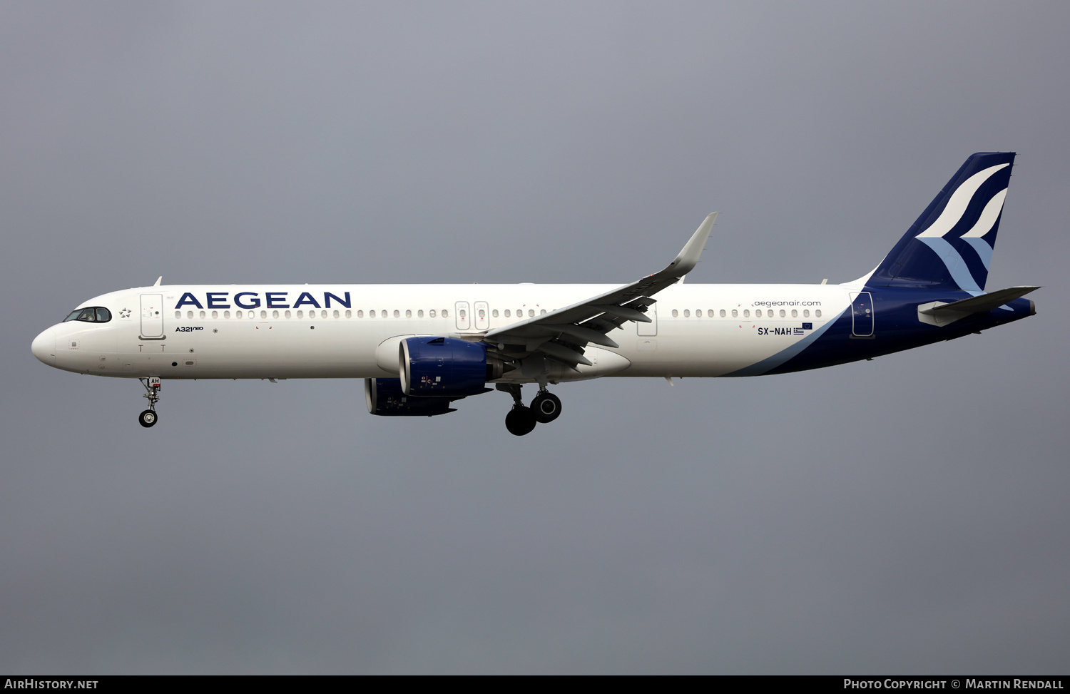 Aircraft Photo of SX-NAH | Airbus A321-271NX | Aegean Airlines | AirHistory.net #622189