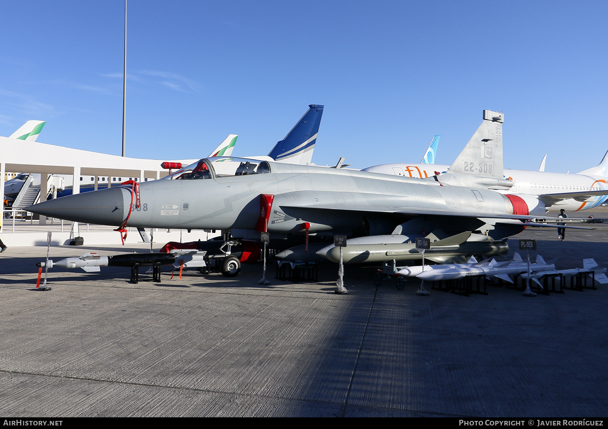 Aircraft Photo of 22-308 | Chengdu-Pakistan JF-17C Thunder | Pakistan - Air Force | AirHistory.net #622196