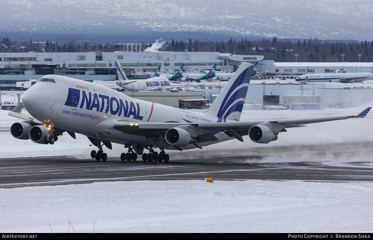 Aircraft Photo of N756CA | Boeing 747-412(BCF) | National Airlines | AirHistory.net #622206