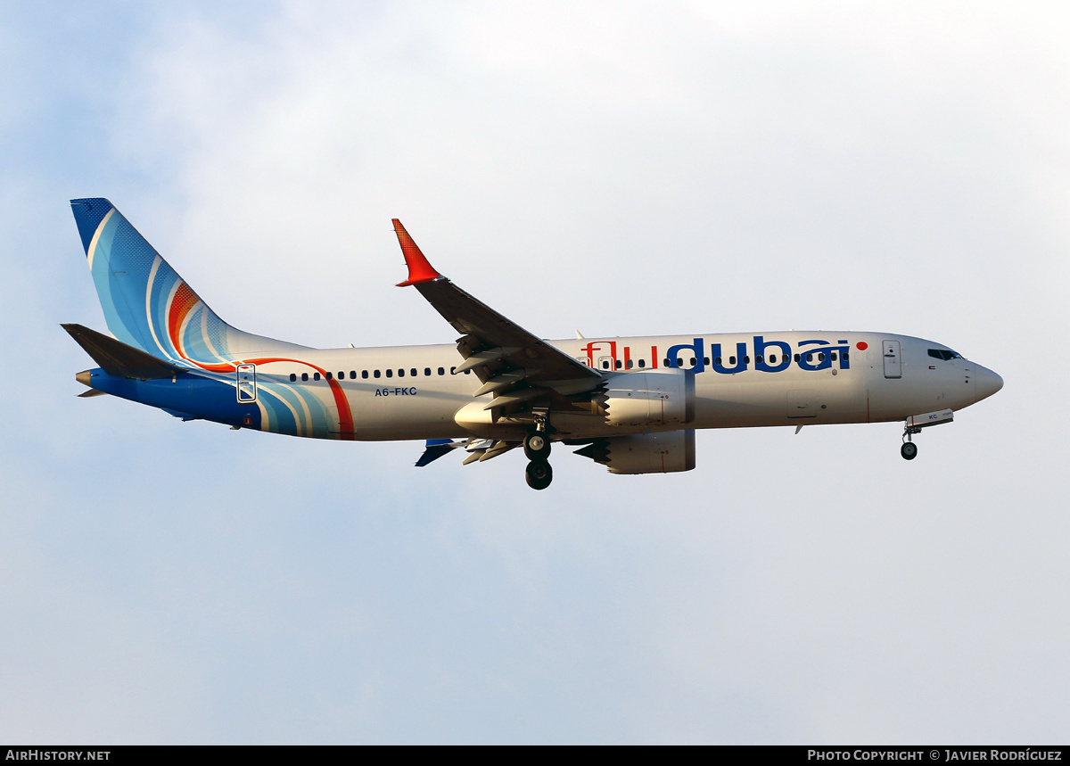 Aircraft Photo of A6-FKC | Boeing 737-8 Max 8 | Flydubai | AirHistory.net #622207