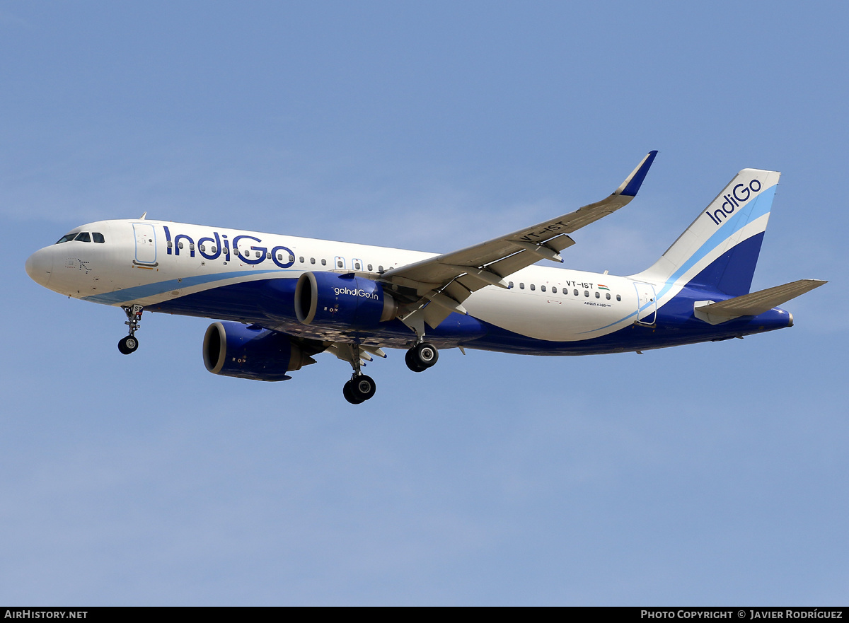 Aircraft Photo of VT-IST | Airbus A320-251N | IndiGo | AirHistory.net #622218
