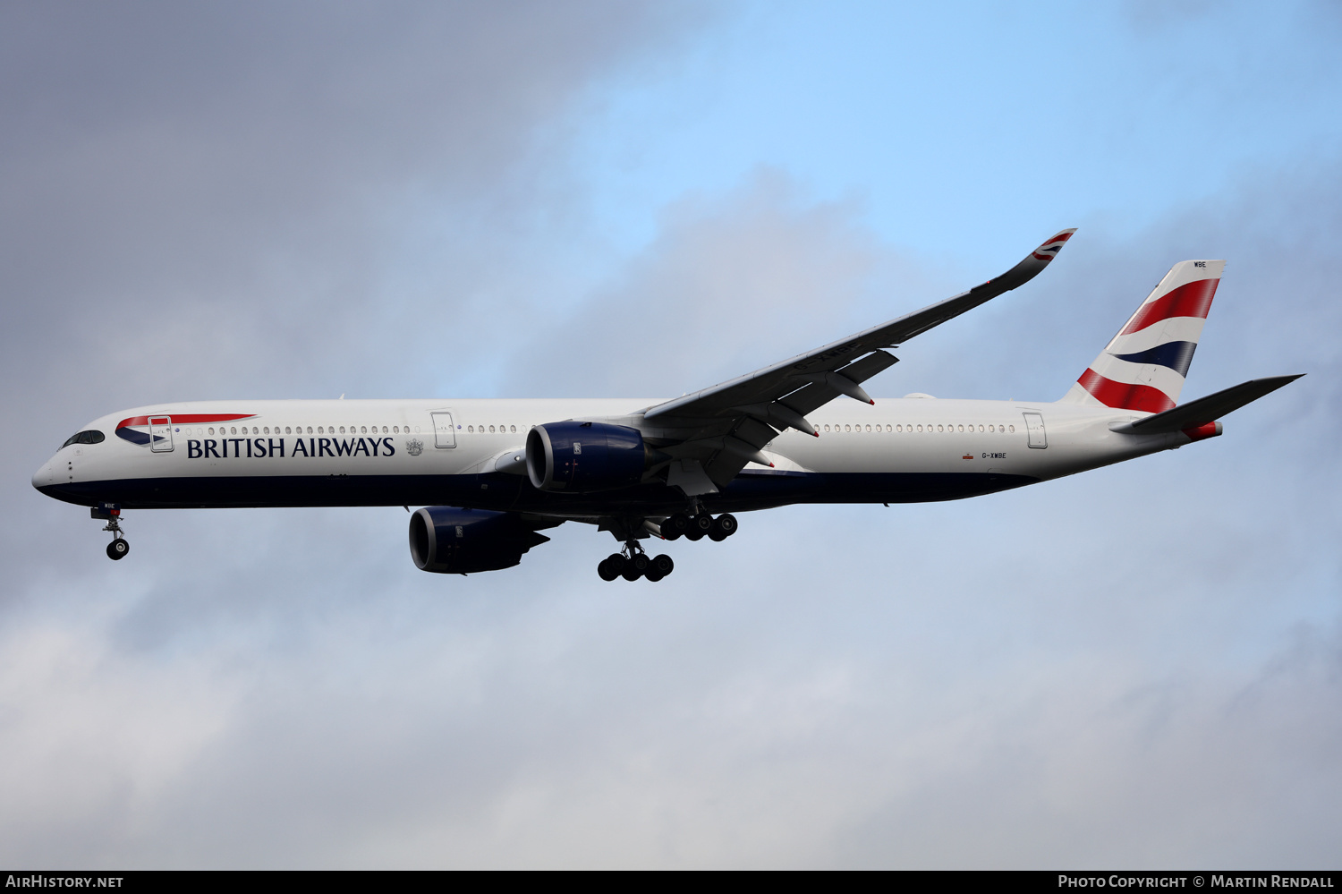 Aircraft Photo of G-XWBE | Airbus A350-1041 | British Airways | AirHistory.net #622233