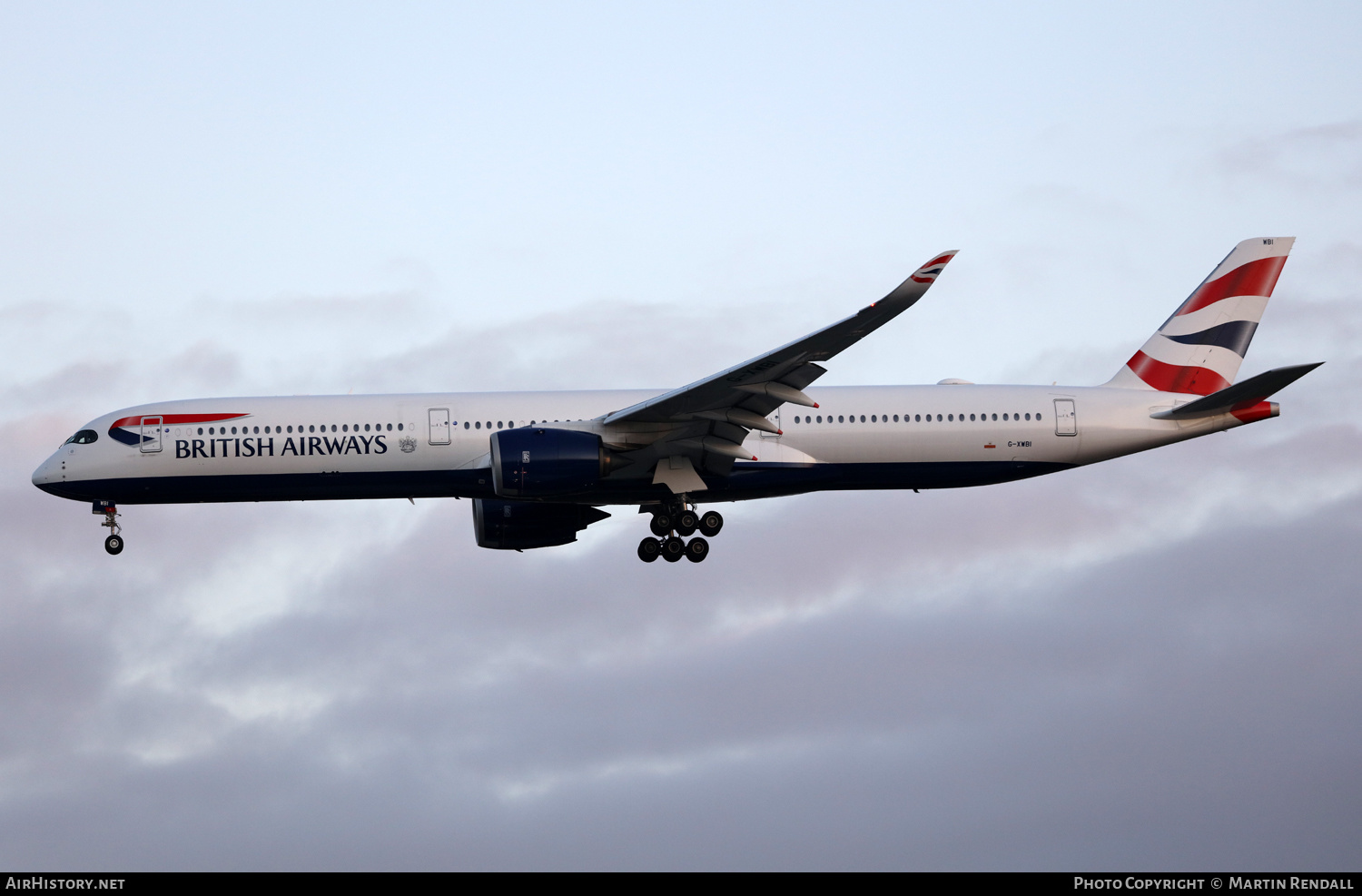 Aircraft Photo of G-XWBI | Airbus A350-1041 | British Airways | AirHistory.net #622243