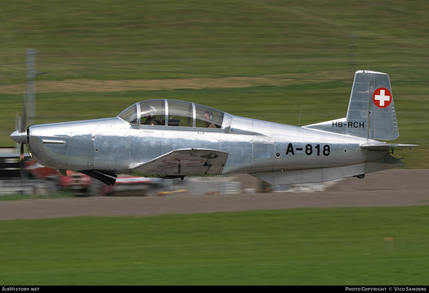 Aircraft Photo of HB-RCH / A-818 | Pilatus P-3-05 | P3 Flyers | Switzerland - Air Force | AirHistory.net #622281