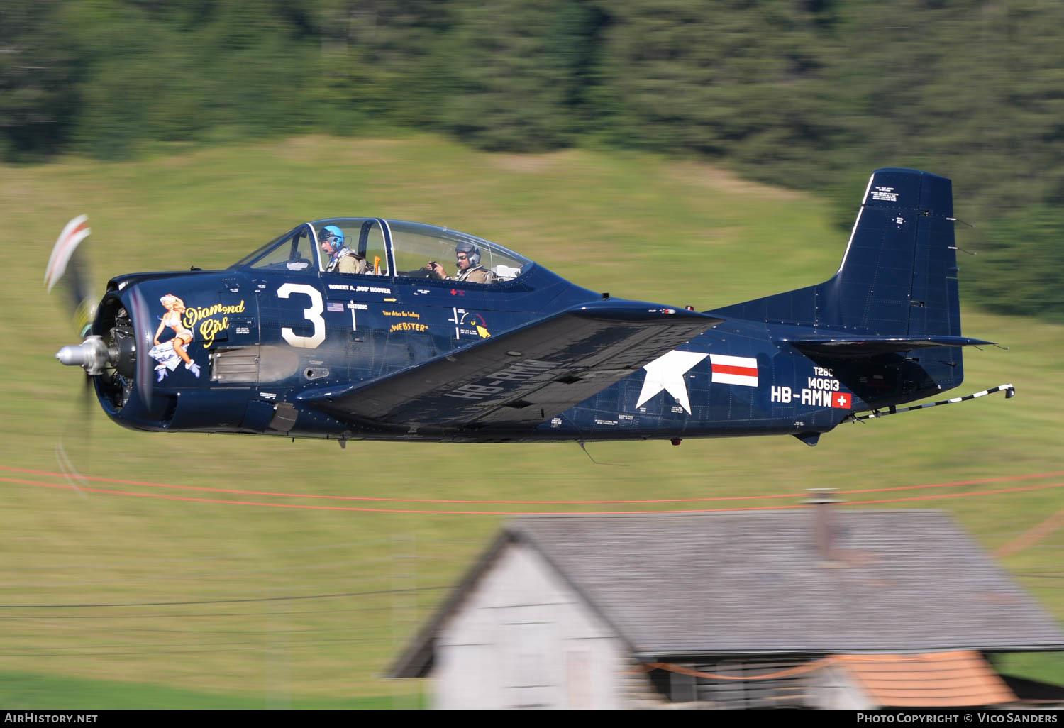 Aircraft Photo of HB-RMW / 140613 | North American T-28C Trojan | USA - Navy | AirHistory.net #622300