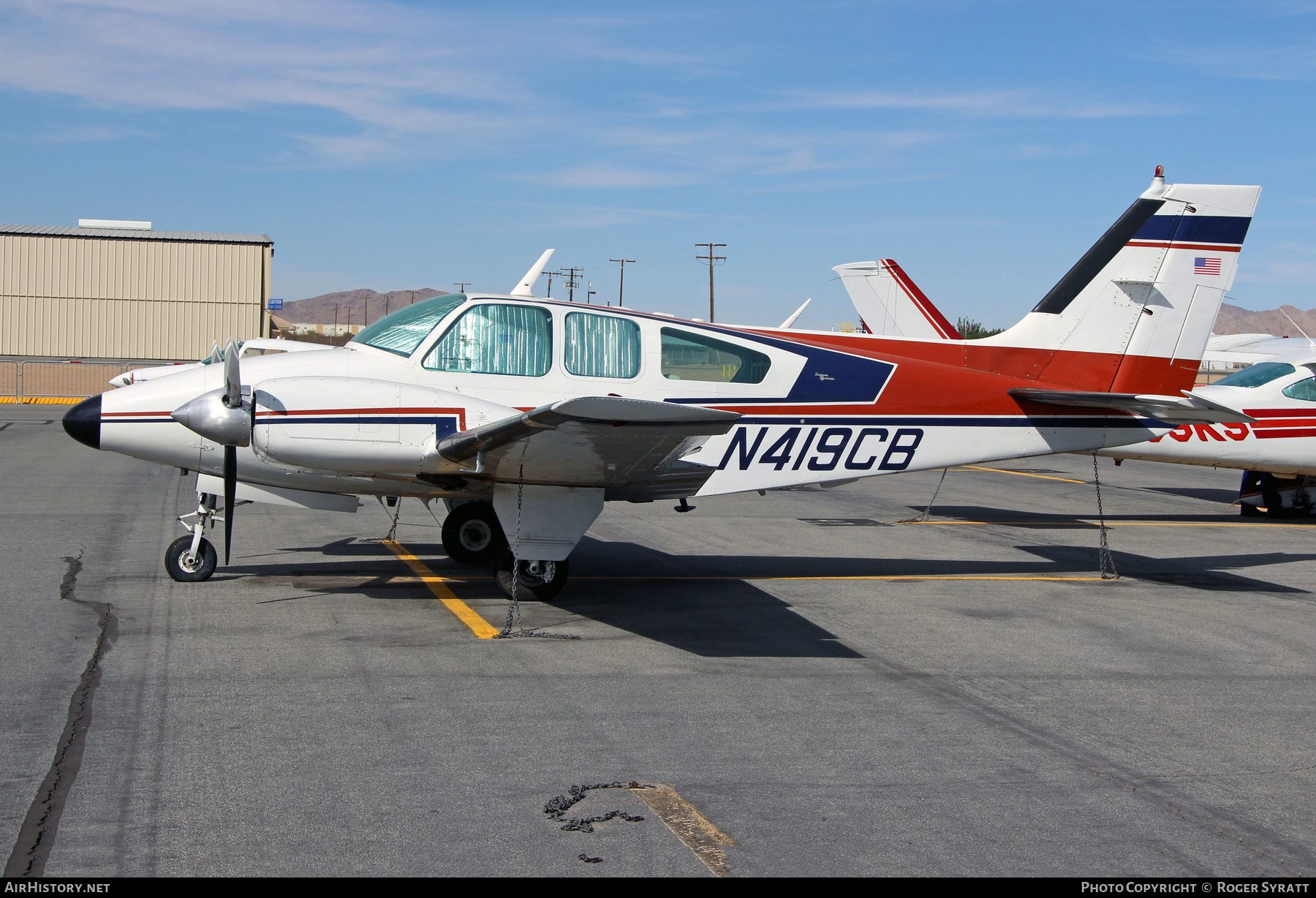 Aircraft Photo of N419CB | Beech 95-B55 Baron | AirHistory.net #622306