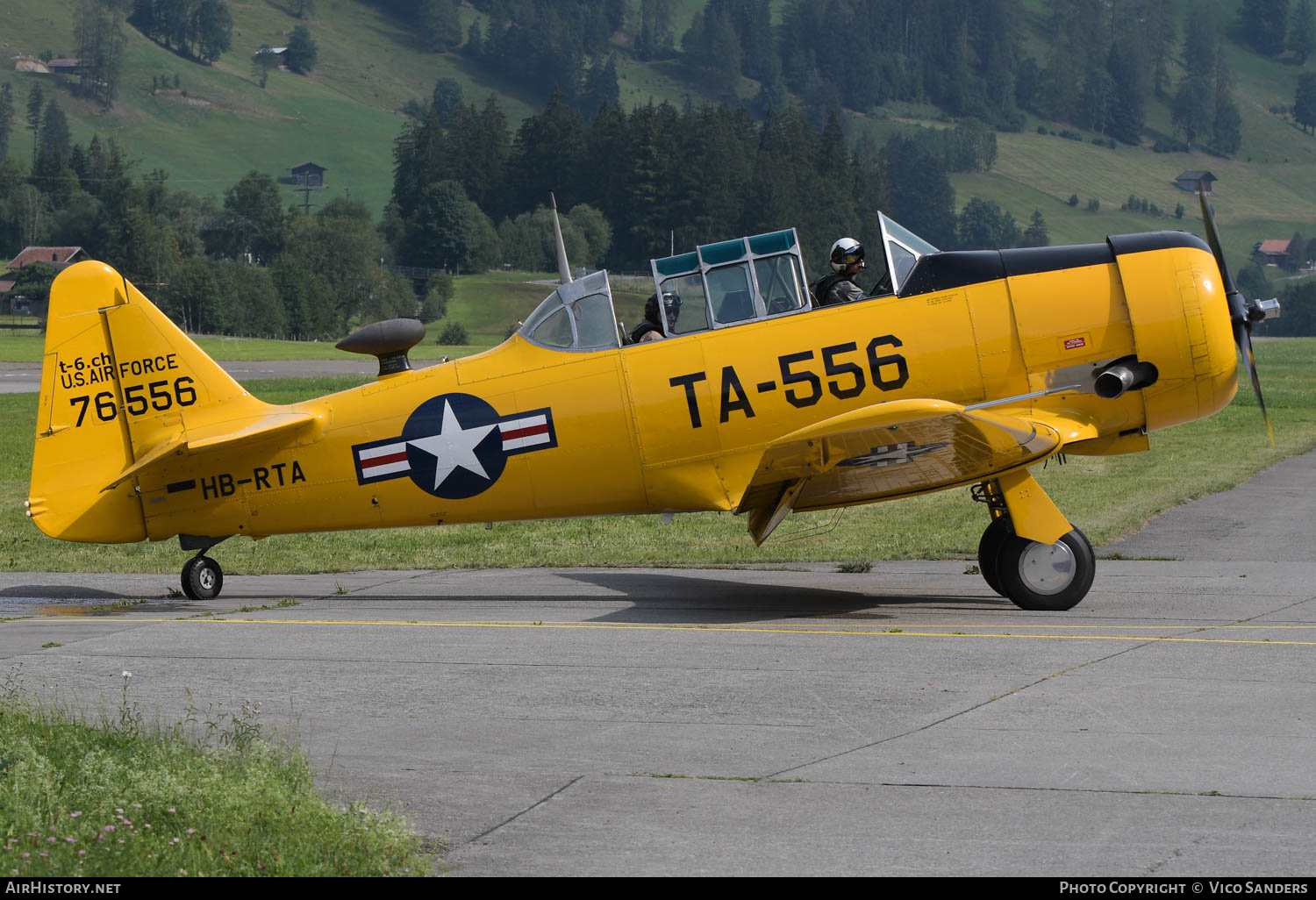 Aircraft Photo of HB-RTA / 76556 | North American AT-16 Harvard II | USA - Air Force | AirHistory.net #622313