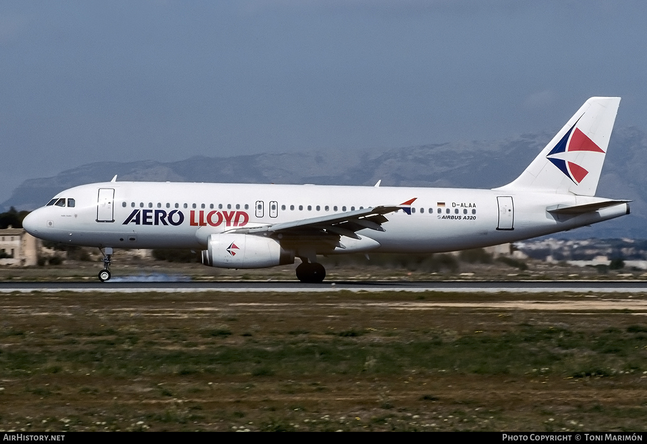 Aircraft Photo of D-ALAA | Airbus A320-232 | Aero Lloyd | AirHistory.net #622318