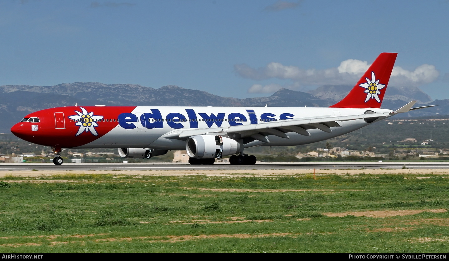 Aircraft Photo of HB-JHQ | Airbus A330-343 | Edelweiss Air | AirHistory.net #622377