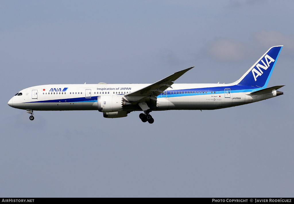 Aircraft Photo of JA896A | Boeing 787-9 Dreamliner | All Nippon Airways - ANA | AirHistory.net #622382