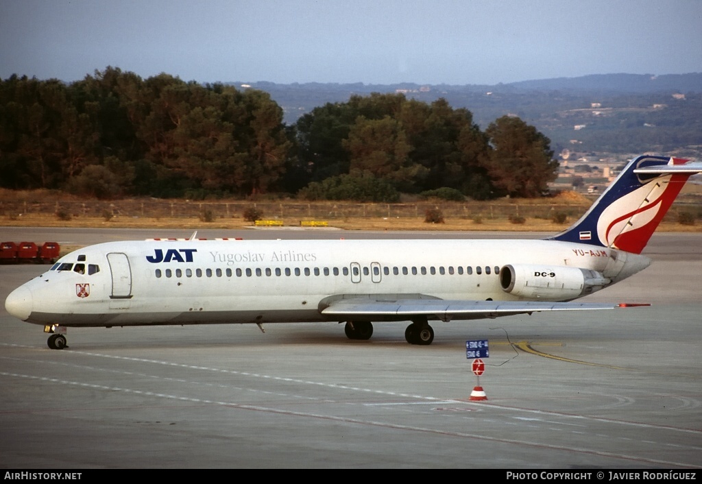 Aircraft Photo of YU-AJM | McDonnell Douglas DC-9-32 | JAT Yugoslav Airlines - Jugoslovenski Aerotransport | AirHistory.net #622385