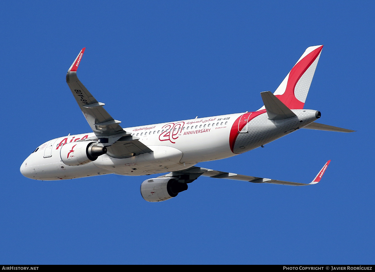 Aircraft Photo of A6-AOB | Airbus A320-214 | Air Arabia | AirHistory.net #622391