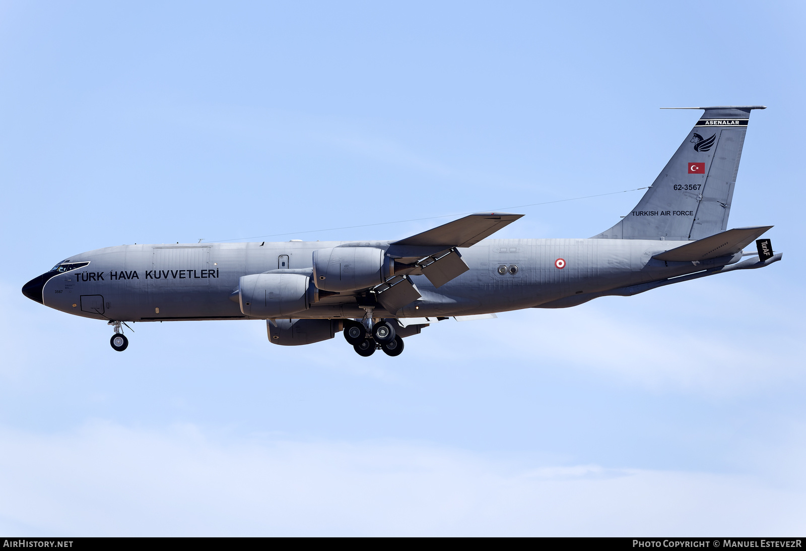 Aircraft Photo of 62-3567 / 3567 | Boeing KC-135A Stratotanker | Turkey - Air Force | AirHistory.net #622430