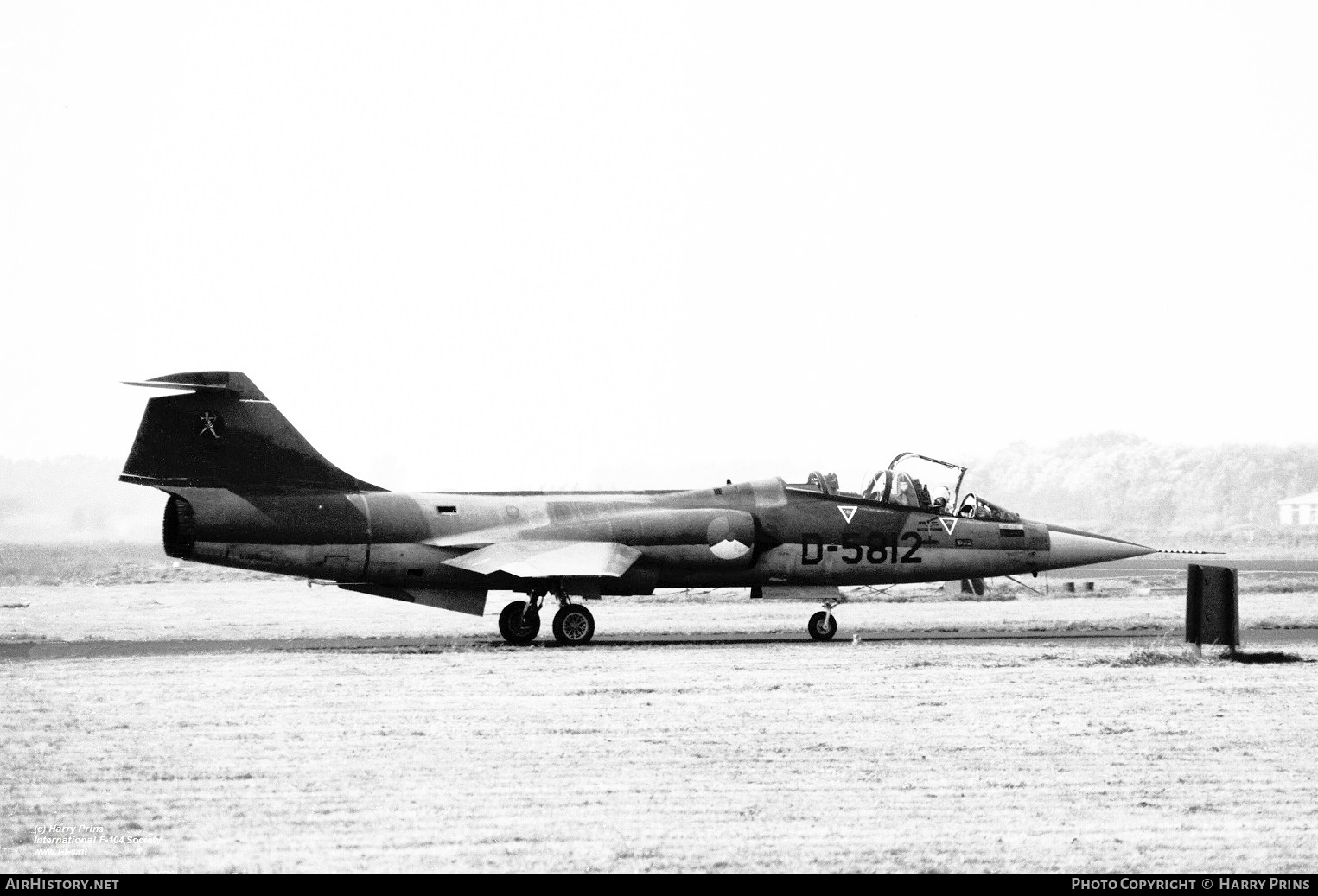 Aircraft Photo of D-5812 | Lockheed TF-104G Starfighter | Netherlands - Air Force | AirHistory.net #622434